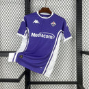 Camisa Pronta Entrega Fiorentina Home 2024/25 - Kappa Torcedor Masculina - Roxa/Branca