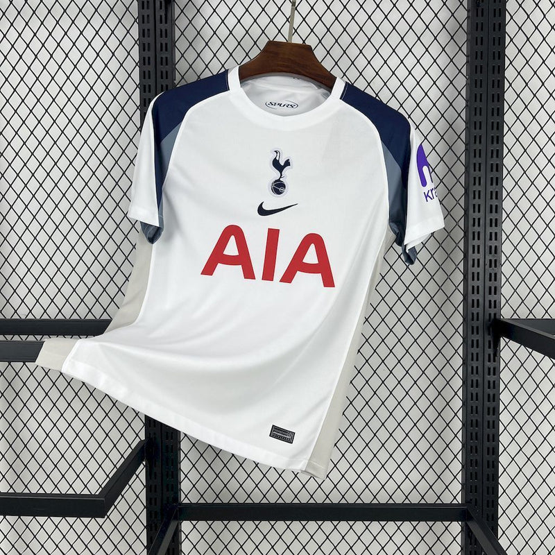 Camisa Tottenham Home 2025/26 - Nike Torcedor Masculina - Branca/Azul