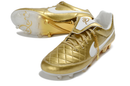 Chuteira Campo Nike Tiempo Legend - Dourada/Branca