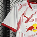 Camisa Pronta Entrega Red Bull Leipzig Home 2024/25 - Puma Torcedor Masculina - Branca/Vermelha