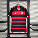 Camisa Pronta Entrega Flamengo Home 2024/25 - Adidas Torcedor Masculina - Vermelha/Preta