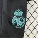 Conjunto Kit Infantil Real Madrid Away 2017/18 - Adidas Retrô - Preta/Azul