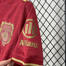 Camisa Pronta Entrega Bayern Munique 125 Anos 2025/26 - Adidas Torcedor Masculina - Bordo/Dourado