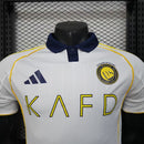 Camisa Al-Nassr 2025/26 - Adidas Jogador Masculina - Branca/Amarela