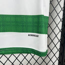 Conjunto Kit Infantil Celtic Home 2025/26 - Adidas Torcedor - Branca/Verde