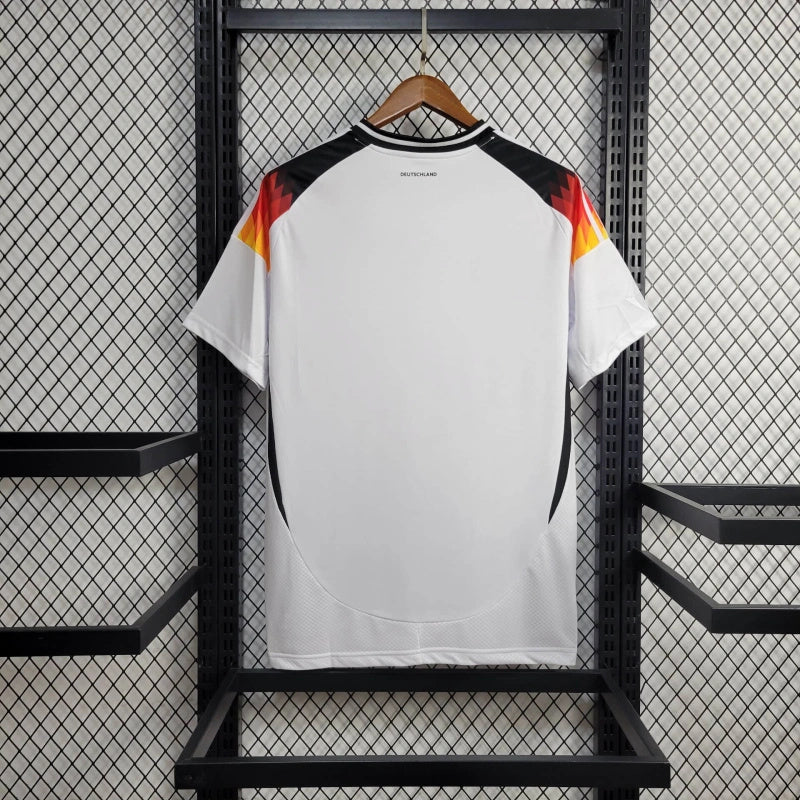 Camisa Seleção Alemanha Home 2024/25 - Adidas Torcedor Masculina - Branca/Preta