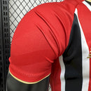 Camisa São Paulo Away 2025/26 - New Balance Jogador Masculina - Preta/Vermelha