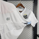Camisa Pronta Entrega Santos Home 2024/25 - Umbro Torcedor Masculina - Branca/Preta