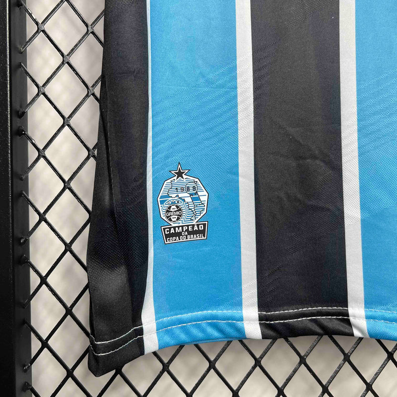 Camisa Grêmio Home 2024/25 - Umbro Torcedor Masculina - Azul/Preta