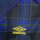 Camisa Seleção Escócia Home 1994\96 - Umbro Retrô Masculina - Azul/Preta