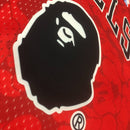 Camisa Regata NBA Chicago Bulls x Bape N°93 - Vermelha/Preta