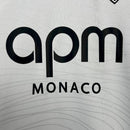 Camisa Mônaco Away 2025/26 - Mizuno Torcedor Masculina - Branca/Preta