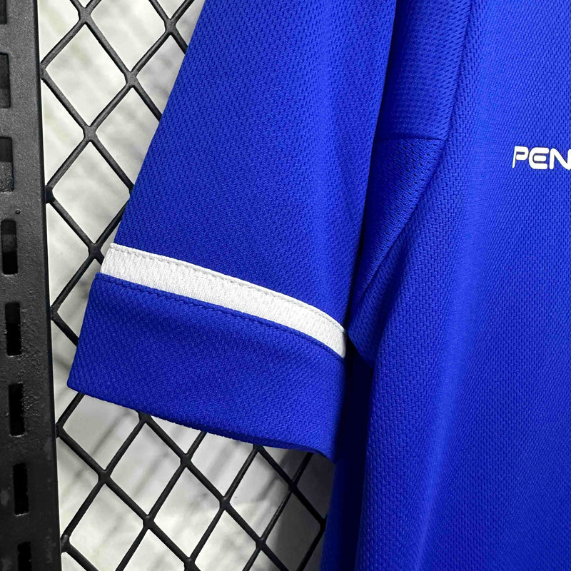 Camisa Cruzeiro Home 2015/16 - Penalty Retrô Masculina - Azul/Branca
