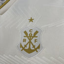 Camisa Pronta Entrega Flamengo Third 2025/26 - Adidas Torcedor Feminina - Bege/Dourada