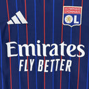 Camisa Pronta Entrega Lyon Away 2025/26 - Adidas Torcedor Masculina - Azul/Vermelha
