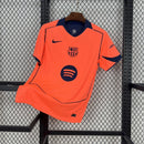 Camisa Pronta Entrega Barcelona Third 2025/26 - Nike Torcedor Masculina - Laranja/Azul