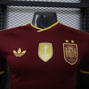 Camisa Seleção Espanha Third 2026/27 - Adidas Jogador Masculina - Bordo/Dourada