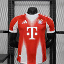 Camisa Bayern de Munique Home 2026/27 - Adidas Jogador Masculina - Vermelha/Branca