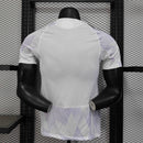 Camisa Manchester United Away 2025/26 - Adidas Jogador Masculina - Branca/Lilás