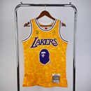Camisa Regata NBA Lakers x Bape N°93 - Amarela/Roxa