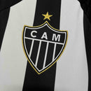 Camisa Pronta Entrega Atlético Mineiro Home 2025/26 - Adidas Torcedor Masculina - Preta/Branca