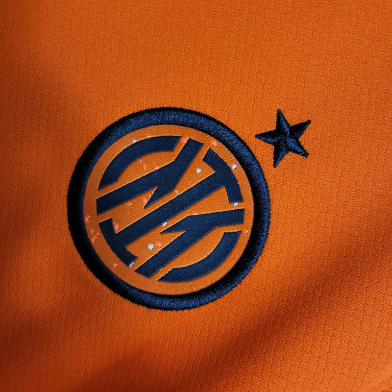 Camisa Inter de Milão Away 2023/24 - Nike Torcedor Masculina - Laranja/Preta