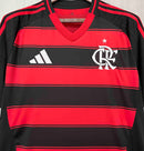 Camisa Pronta Entrega Flamengo Home 2025/26 - Adidas Torcedor Masculina - Vermelha/Preta