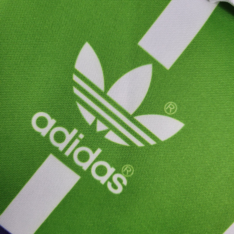 Camisa Palmeiras Home 1992/93 - Adidas Retrô Masculina - Verde/Branca