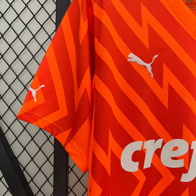 Camisa Palmeiras Goleiro 2024/25 - Puma Torcedor Masculina - Laranja
