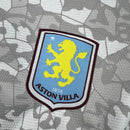 Camisa Aston Villa Third 2025/26 - Adidas Torcedor Masculina - Cinza/Branca