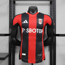 Camisa Fulham Away 2024/25 - Adidas Jogador Masculina - Preta/Vermelha