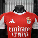 Camisa Benfica Home 2025/26 - Adidas Jogador Masculina - Vermelha/Branca