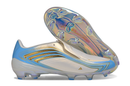 Chuteira Campo F50 - Adidas Messi FG - Cinza/Azul