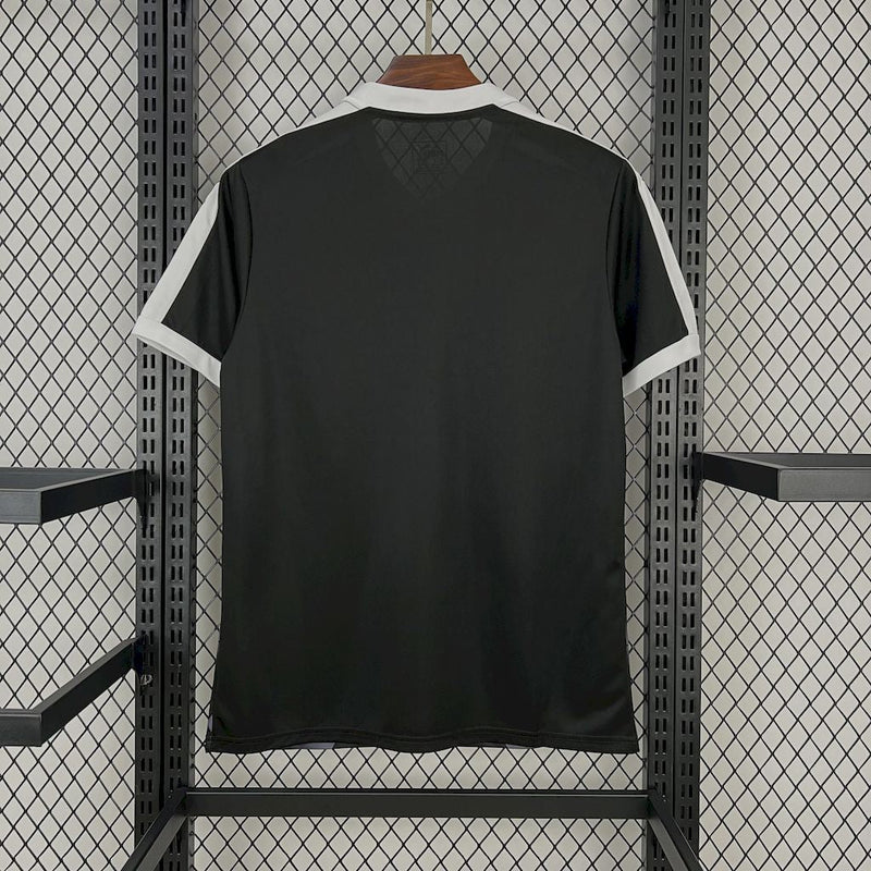 Camisa Leicester City Away 2015/16 - Puma Retrô Masculina - Preta/Branca