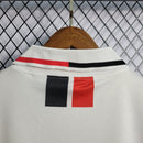 Camisa Milan Away 1995/96 - Lotto Retrô Masculina - Branca/Vermelha