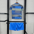 Conjunto Kit Infantil Real Madrid Treino 2025/26 - Adidas Torcedor - Azul/Cinza