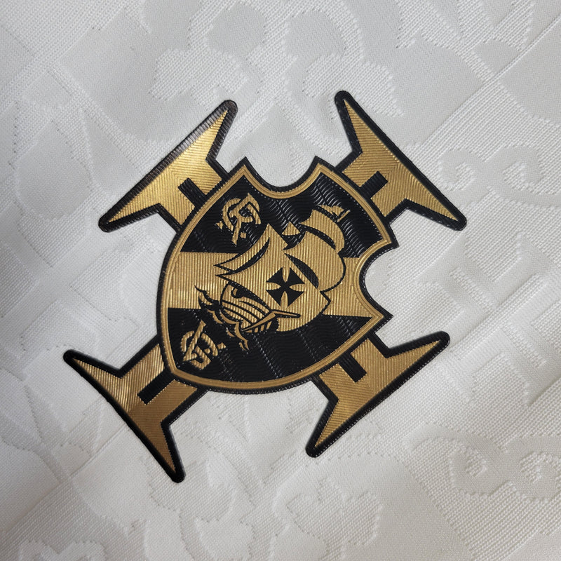 Creme Bege/Dourada-Kappa-Edição Especial lll-22/23-Vasco-Torcedor-Polo