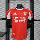 Camisa Benfica Home 2025/26 - Adidas Jogador Masculina - Vermelha/Branca
