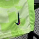 Conjunto Kit Infantil Barcelona Third Edição Travis Scott 2024/25 - Nike Torcedor - Verde/Azul
