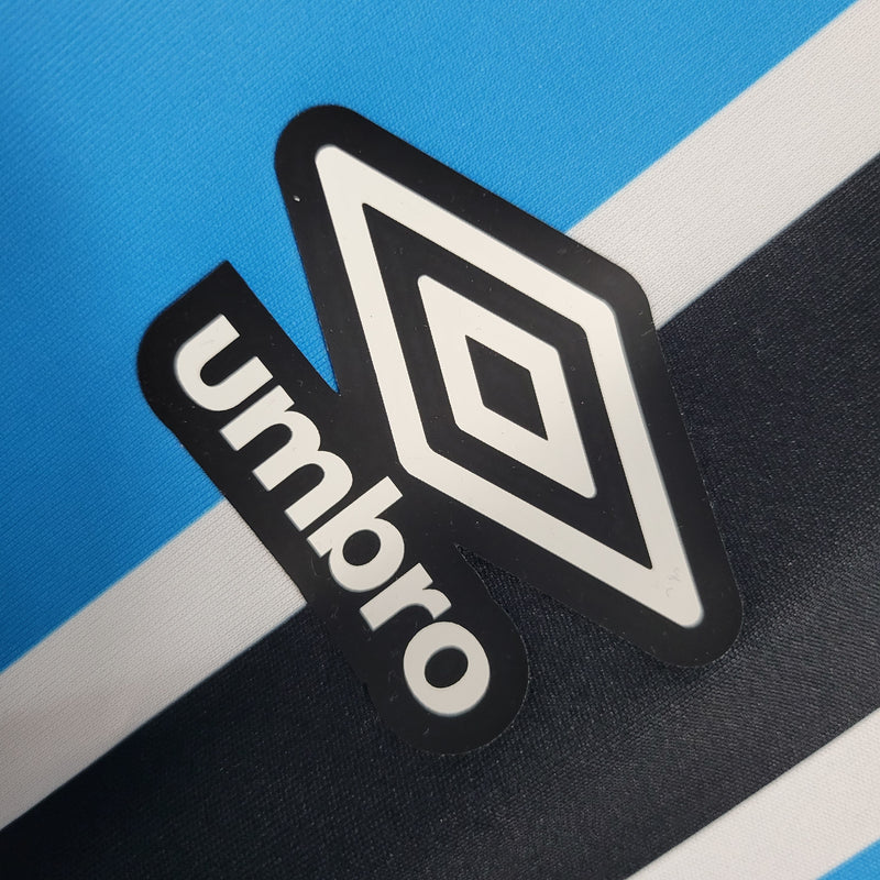 Camisa Grêmio Home 2023/24 - Umbro Torcedor Masculina - Azul/Preta