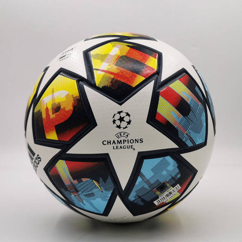 Bola Society UEFA Champions League 2022/23 - Adidas - Amarela/Azul