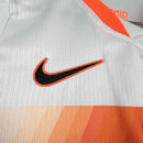 Conjunto Kit Infantil Seleção Holanda Away 2026/27 - Nike Torcedor - Branca/Laranja