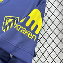 Camisa Pronta Entrega Atlético de Madrid Away 2025/26 - Nike Torcedor Masculina - Azul/Amarela