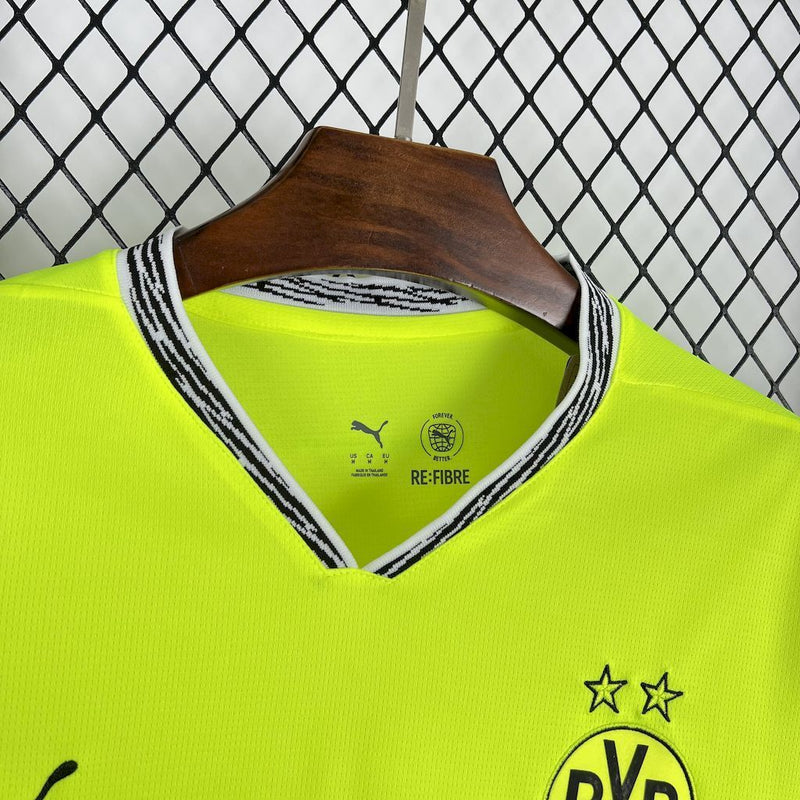 Camisa Manga Longa Borussia Dortmund Edição Especial 2025/26 - Puma Torcedor Masculina - Amarela/Preta
