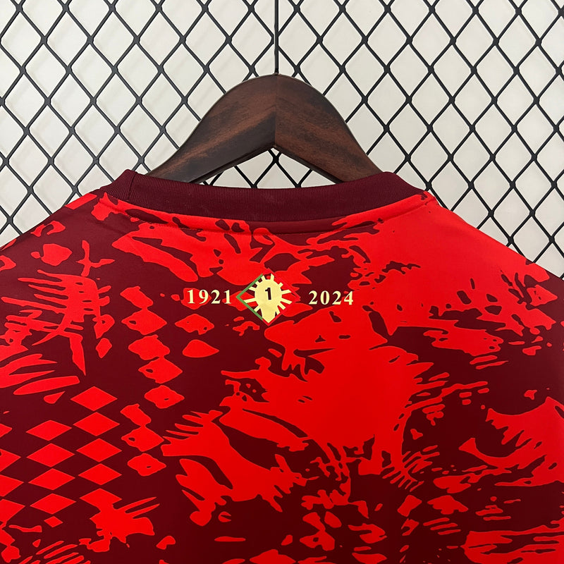 Camisa Seleção Portugal 2024/25 - Comma Torcedor Masculina - Vermelha