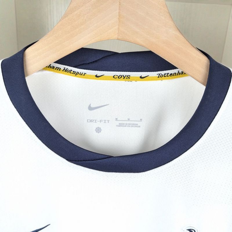 Camisa Tottenham Home 2024/25 - Nike Torcedor Masculina - Branca/Azul