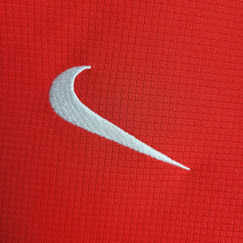 Camisa Seleção Portugal Home 2023/24 - Nike Torcedor Feminina - Vermelha/Preta
