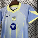 Conjunto Kit Infantil Barcelona Edição Especial 2025/26 - Nike Torcedor - Azul/Amarela