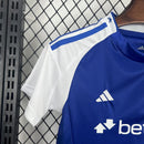 Conjunto Kit Infantil Cruzeiro Home 2025/26 - Adidas Torcedor - Azul/Branca
