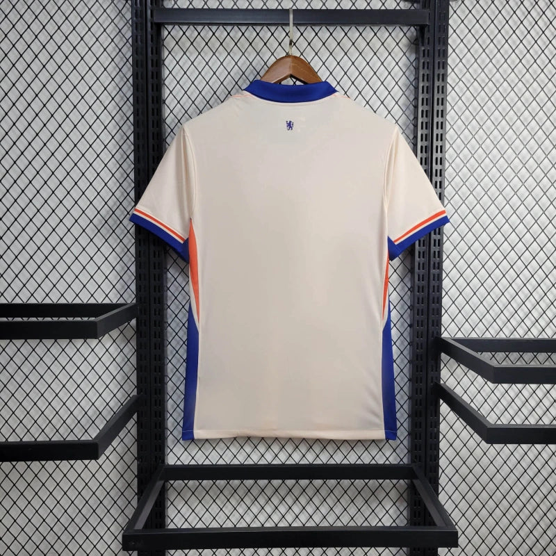 Camisa Chelsea Away 2024/25 - Nike Torcedor Masculina - Bege/Azul